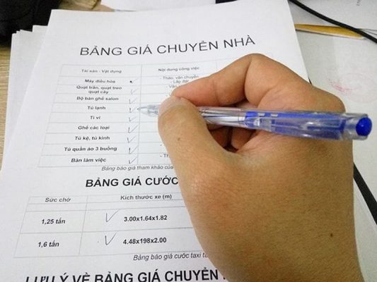 Hãy chốt giá dịch vụ trước khi quyết định sử dụng 