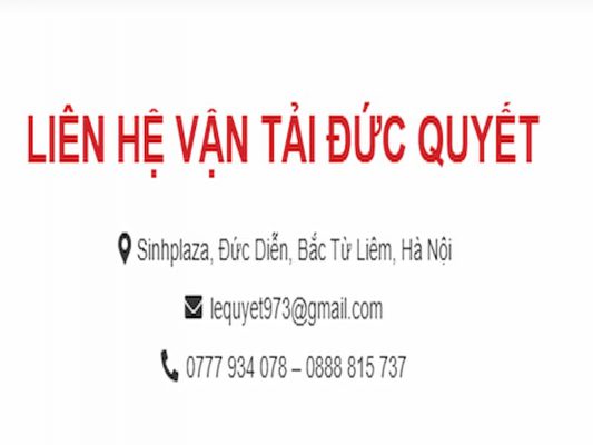 Trang thông tin vận tải Đức Quyết