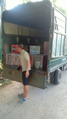 Khi chưa thống nhất chi phí thì không di chuyển đồ ra xe.