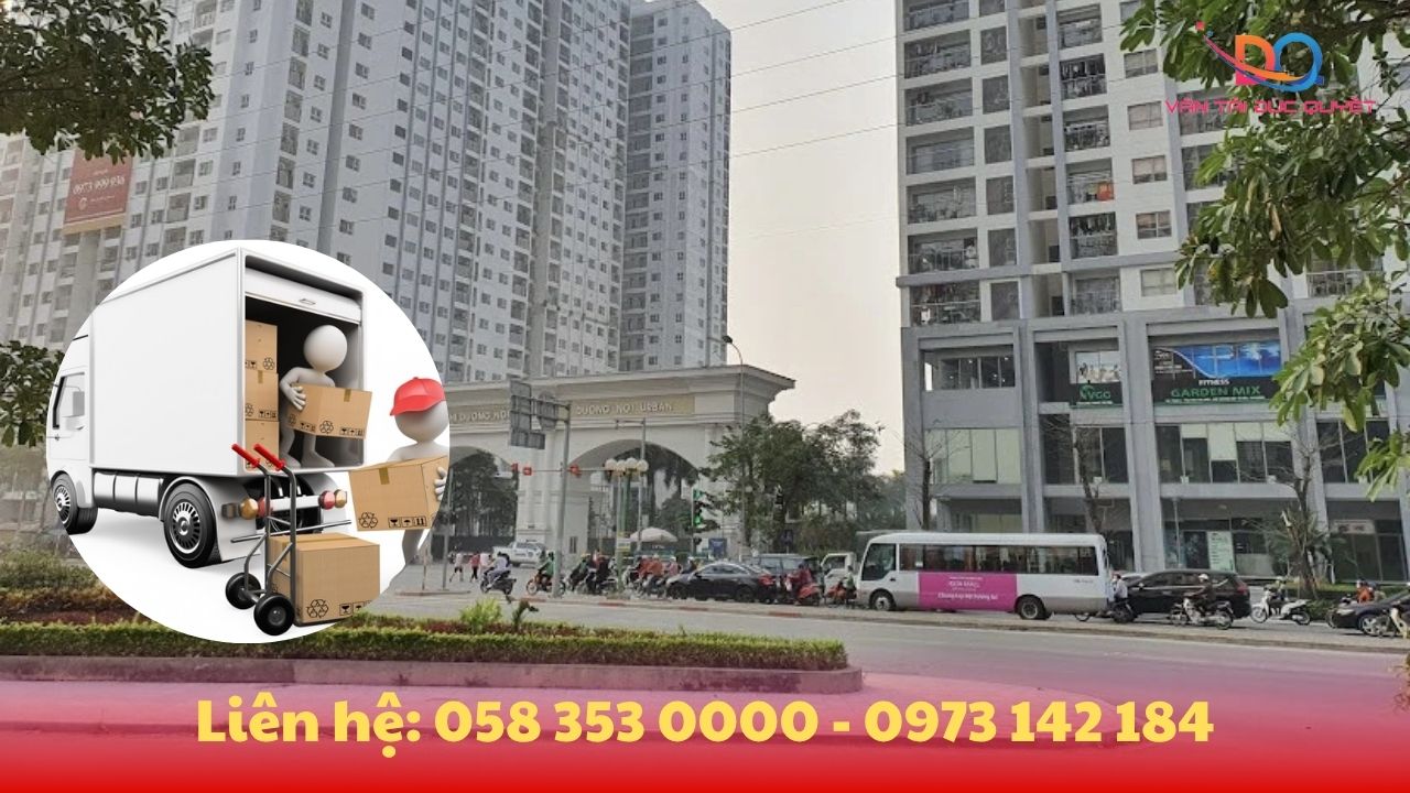 Dịch vụ xe cắt nóc tại Anland Complex – Chuyển đồ nặng, đồ lớn không còn khó khăn