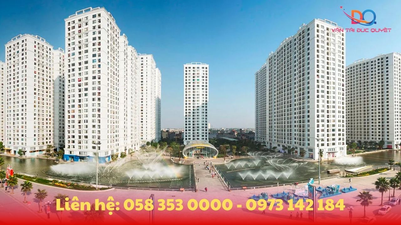 Thuê xe cắt nóc chuyển nhà tại khu chung cư Times City – Hai Bà Trưng