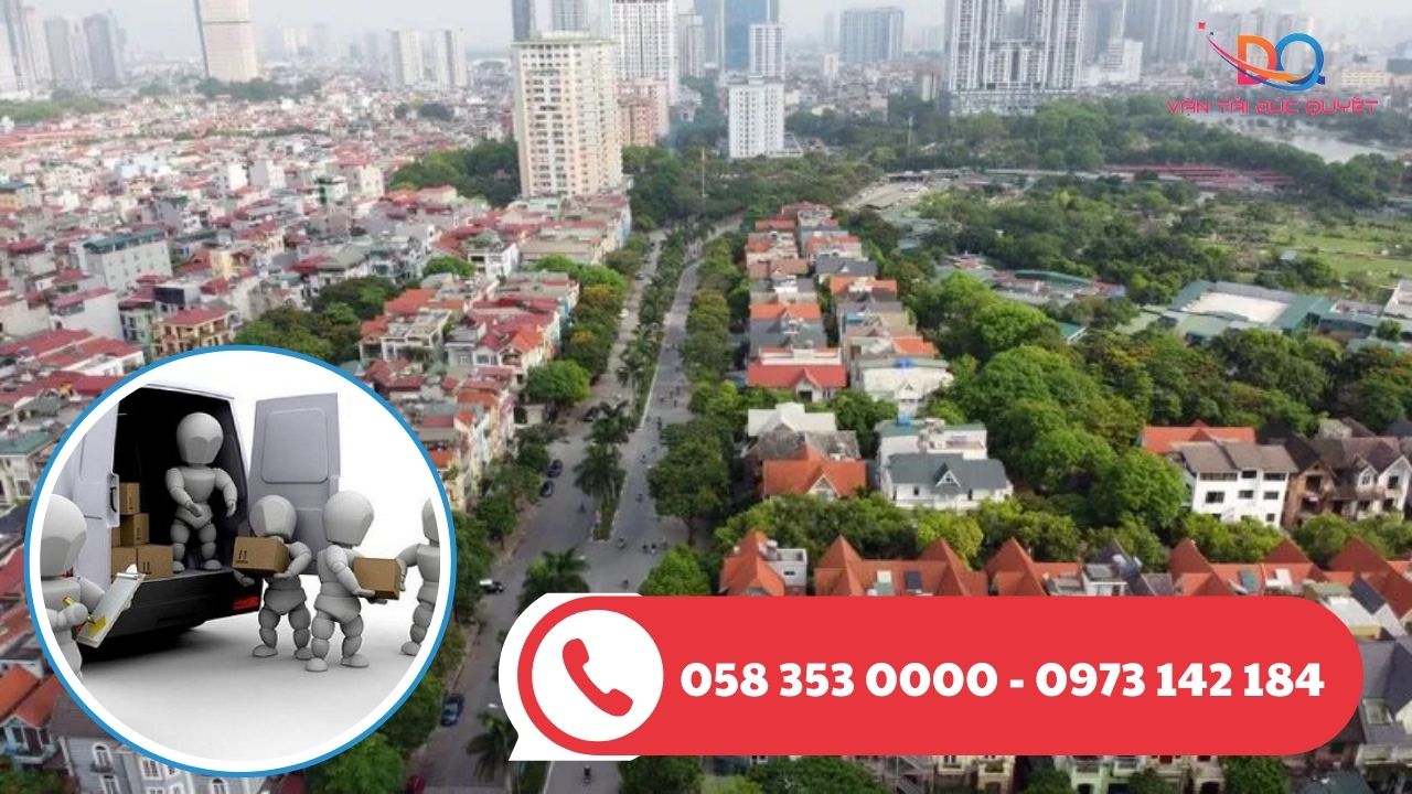 Các dịch vụ taxi tải chuyển đồ của Vận tải Đức Quyết tại Khu đô thị Văn Quán
