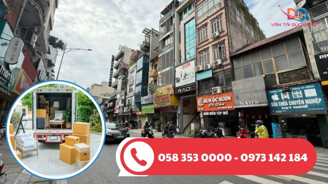 Chuyển đồ tại Phường Bạch Mai an toàn, chuyên nghiệp với mức giá cạnh tranh
